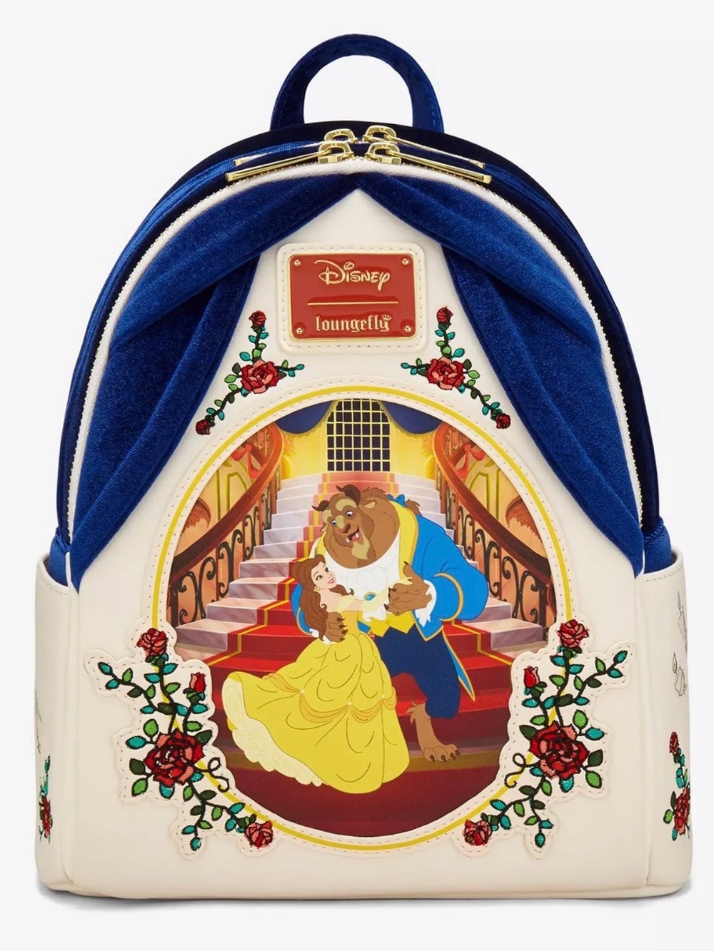 SOLDOUT Limited Edition NWT Loungefly Beauty & the Beast Velvet Mini Backpack
